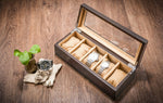 Watch Cases For Man Solid Wood 5-slot Watch Storage Box