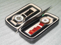 Tresor 2-slot Leather Travel Case