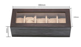 Watch Cases For Man Solid Wood 5-slot Watch Storage Box
